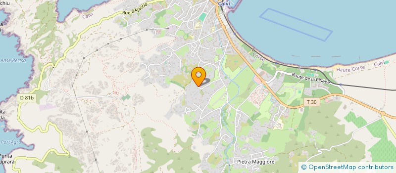 localisation de l'entreprise ASS CORSE MER LITTORAL à CALVI
