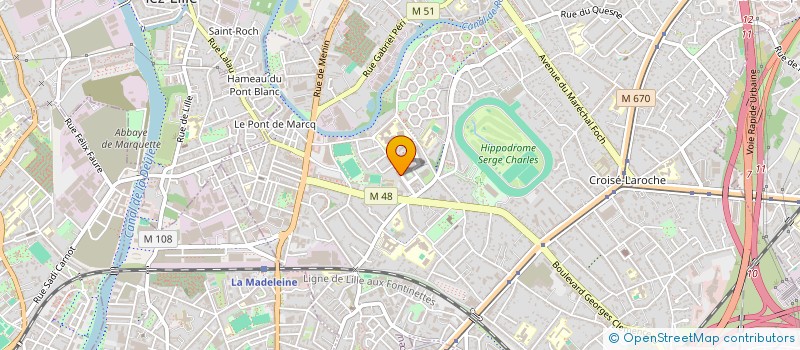 localisation de l'entreprise ASS COSEVAL à MARCQ-EN-BARŒUL