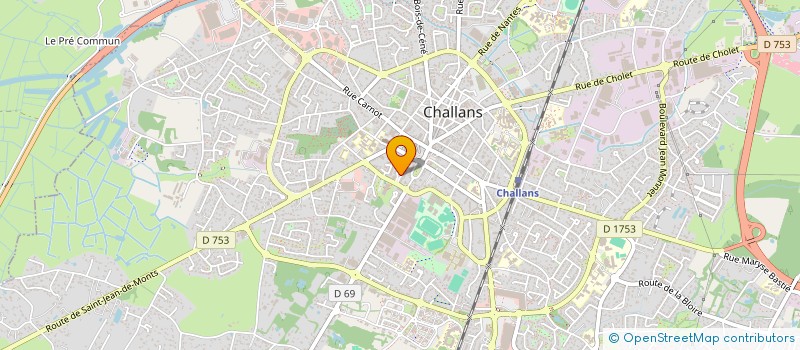 localisation de l'entreprise ASS COTES DE MONTS à CHALLANS