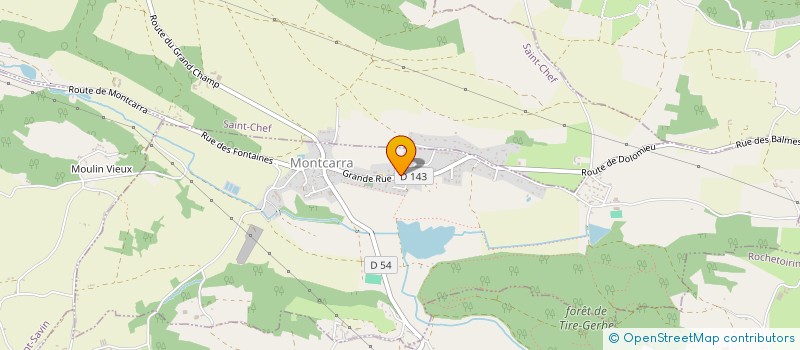 localisation de l'entreprise ASS  COUL'OR MAYA  SAINT-CHEF