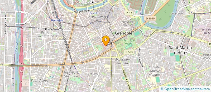 localisation de l'entreprise ASS  COUP DE FIL  GRENOBLE