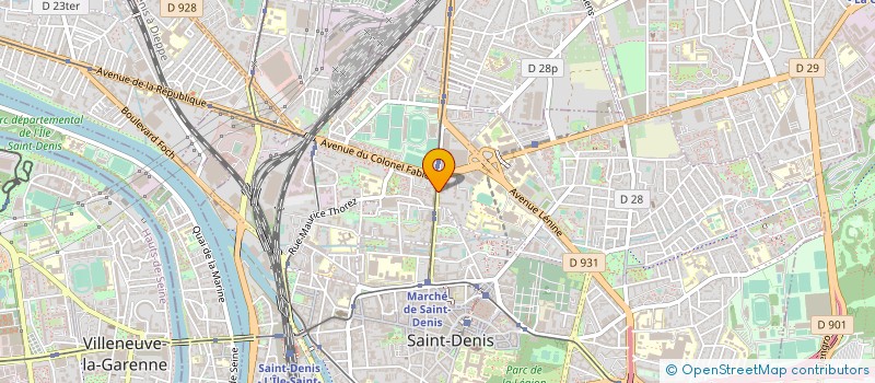 localisation de l'entreprise ASS COUP DE MAIN à SAINT-DENIS