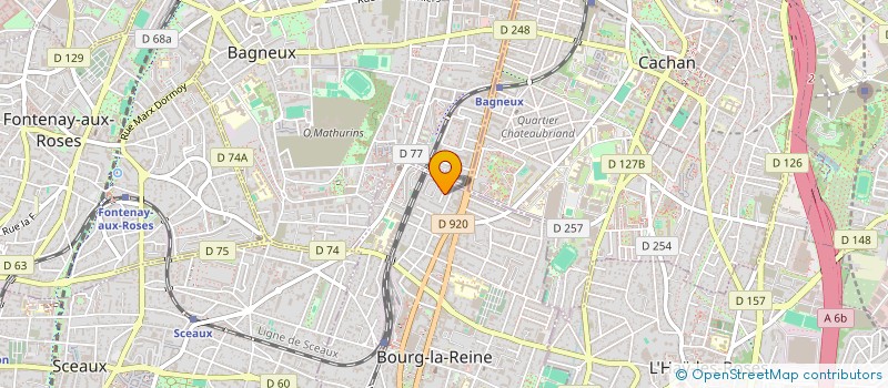 localisation de l'entreprise ASS COUP DE SOLEIL à BOURG-LA-REINE