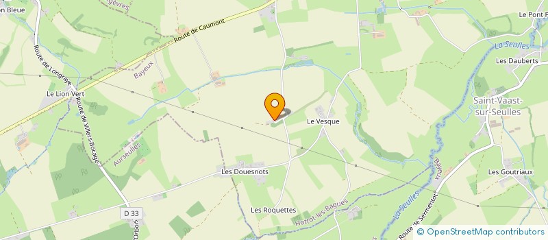 localisation de l'entreprise ASS. COUP DE THEATRE  AURSEULLES