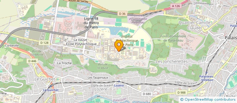 localisation de l'entreprise ASS COUPE DU MONDE VOILE DES ETUDIANTS à PALAISEAU
