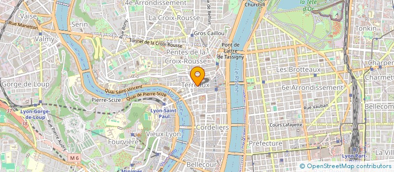 localisation de l'entreprise ASS COUPS DE PILON à LYON