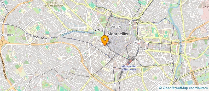 localisation de l'entreprise ASS COUR ET JARDIN à MONTPELLIER