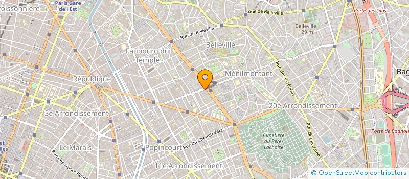 localisation de l'entreprise ASS COURS D EAU  PARIS