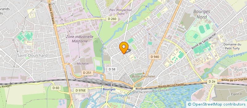 localisation de l'entreprise ASS COURSE VERMEILLE à BOURGES