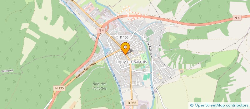 localisation de l'entreprise ASS COURTE ECHELLE à LIGNY-EN-BARROIS
