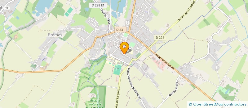 localisation de l'entreprise ASS COURTOIS RENOUVEAU NOTRE-DAME ARDRES à ARDRES