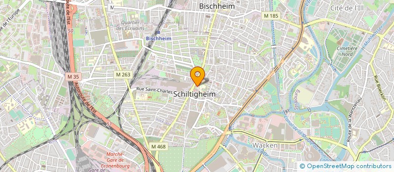 localisation de l'entreprise ASS CRAKS ECOLE EXEN SCHWEITZER  SCHILTIGHEIM