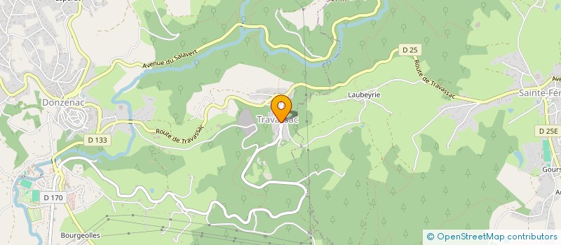 localisation de l'entreprise ASS CREATIONS  DONZENAC