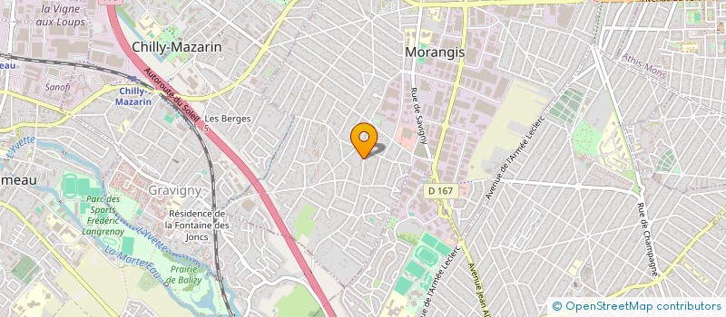 localisation de l'entreprise ASS CRECHE FAMILIALE DE MORANGIS à MORANGIS