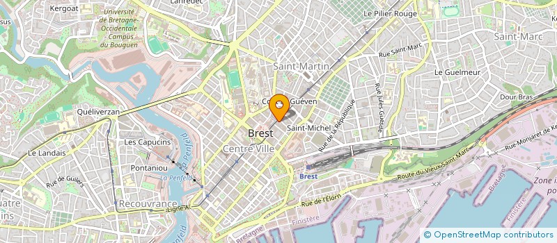 localisation de l'entreprise ASS CREDIT EPARGNE FONCTIONNAIRES à BREST