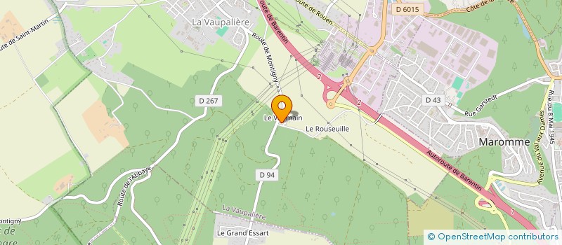 localisation de l'entreprise ASS CREGUT REINE STEFANESCU  MAROMME