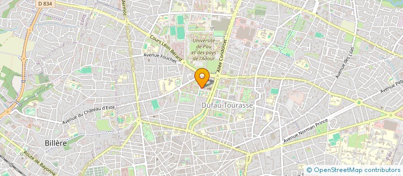 localisation de l'entreprise ASS CREMATISTE à PAU