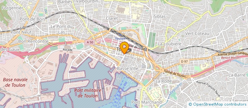 localisation de l'entreprise ASS CREMATISTE DE TOULON ET REGION à TOULON