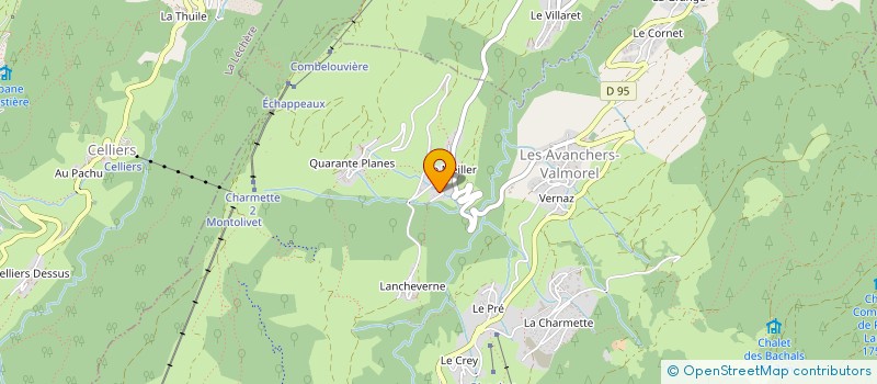 localisation de l'entreprise ASS CREMATISTE  LA FLAMME DE TSE  GRAND-AIGUEBLANCHE