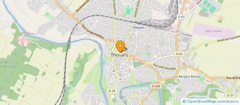 localisation de l'entreprise ASS CRESUS II à THOUARS
