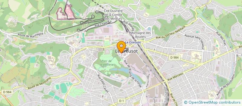 localisation de l'entreprise ASS CREUSOTINE AIDE PERSONNES AGEES à LE CREUSOT