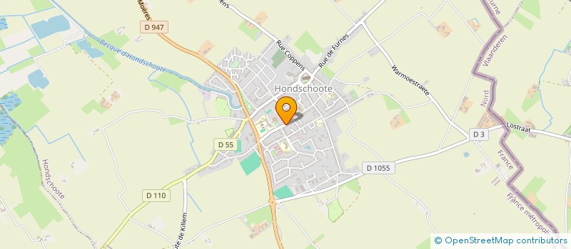 localisation de l'entreprise ASS CRI DES FLANDRES à HONDSCHOOTE