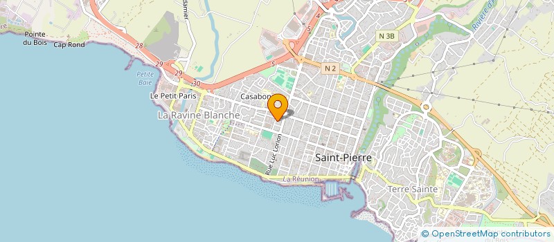 localisation de l'entreprise ASS CRIMINOLOGIE ET MEDECINE LEGALE SUD à SAINT-PIERRE