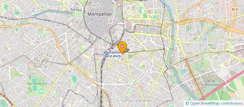 localisation de l'entreprise ASS CRISTOL CIRCUS à MONTPELLIER