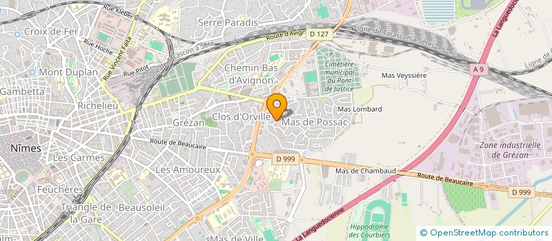 localisation de l'entreprise ASS CROCO GRIMPE  NIMES