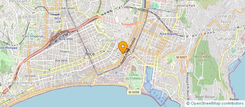 localisation de l'entreprise ASS CROIX DE GUERRE VALEUR MILITAIRE DE NICE à NICE
