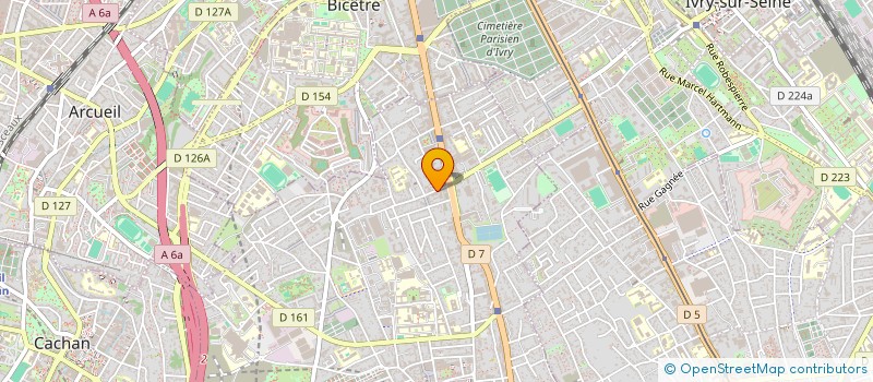 localisation de l'entreprise ASS CROMS ILE DE FRANCE à VILLEJUIF