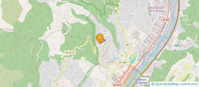 localisation de l'entreprise ASS CROQUE VACANCES à CARROS