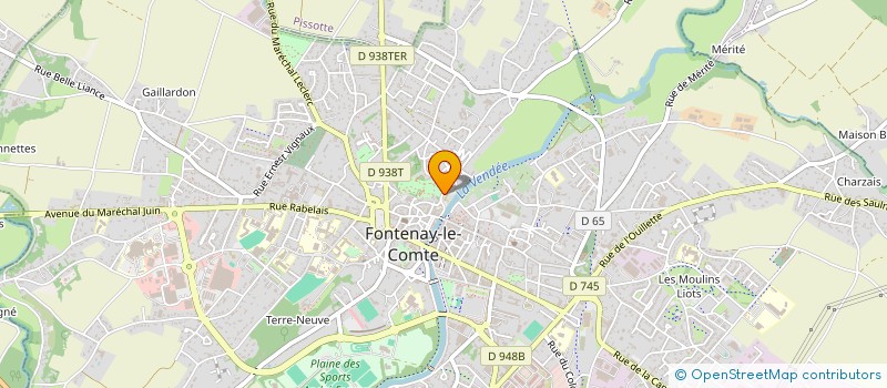 localisation de l'entreprise ASS CROQUET CLUB FONTENAISIEN à FONTENAY-LE-COMTE