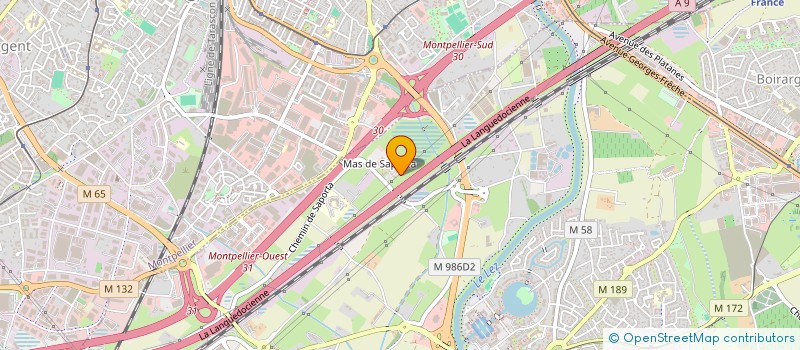 localisation de l'entreprise ASS CRU 34 à LATTES