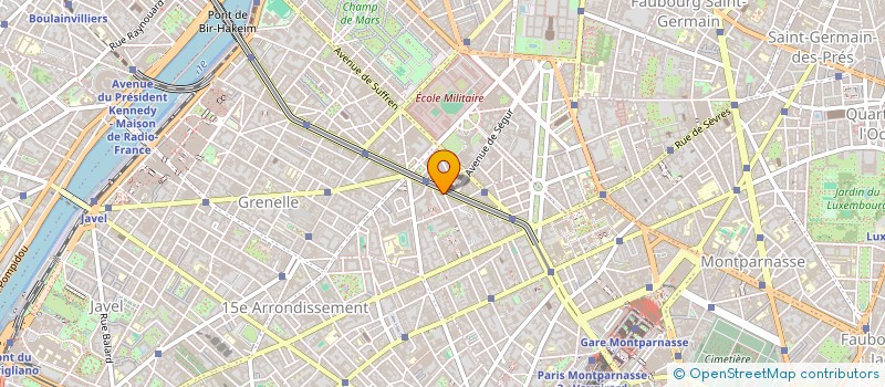 localisation de l'entreprise ASS CRUCIAL  PARIS