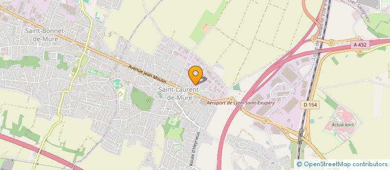 localisation de l'entreprise ASS  CTE SOUTIEN JOURNAL VALLEE D'AOSTE  SAINT-LAURENT-DE-MURE