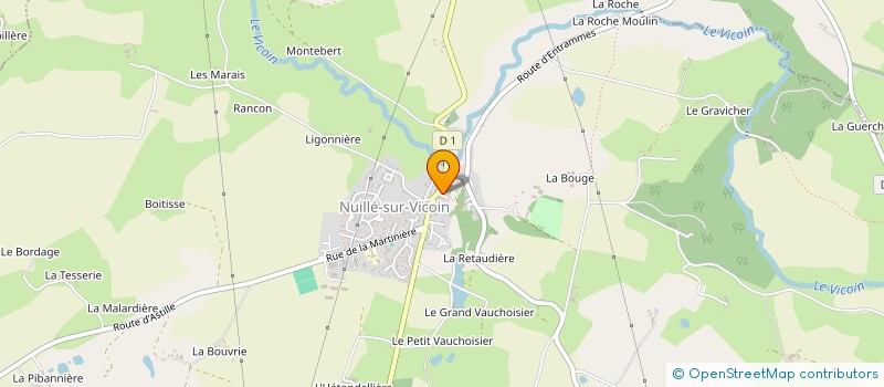 localisation de l'entreprise ASS CTRE DE FORM ET PROM DES MAISONS FAM  NUILLE SUR VICOIN