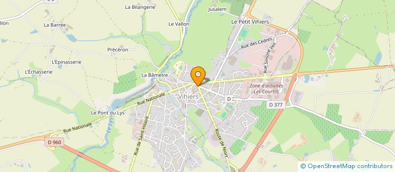 localisation de l'entreprise ASS CTRE DE LOISIRS POUR ENFANTS à LYS-HAUT-LAYON