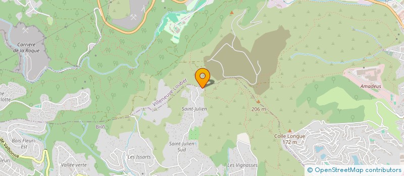 localisation de l'entreprise ASS CTRE DECHARGE DU JAS DE MAOAME  BIOT