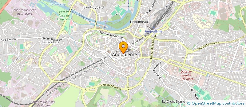 localisation de l'entreprise ASS CTRE INFORMATION DOCUMENTATION JEUN à ANGOULEME