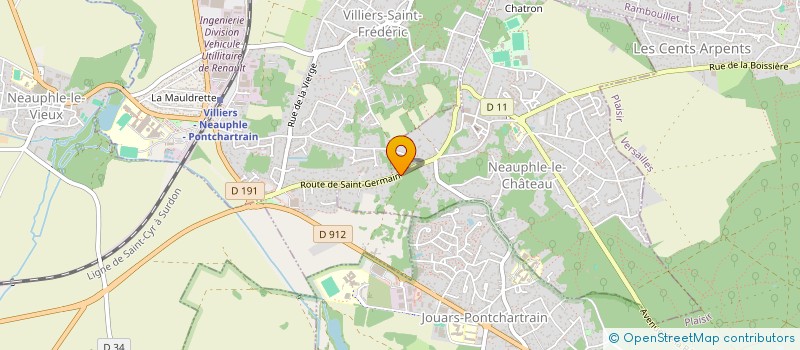 localisation de l'entreprise ASS CTRE KINESIOLOGIE APPLIQUEE TECH  NEAUPHLE-LE-CHATEAU