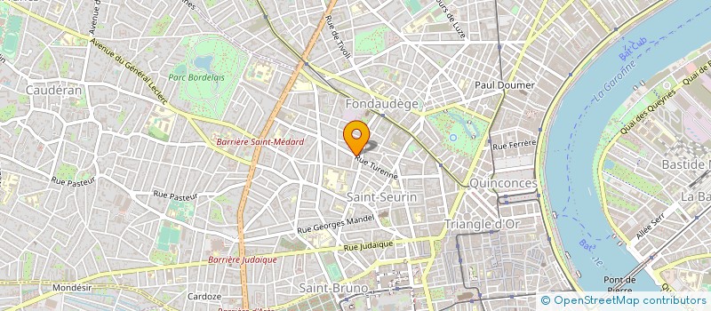 localisation de l'entreprise ASS CTRE LOISIRS ECHANGES CULTURELS à BORDEAUX