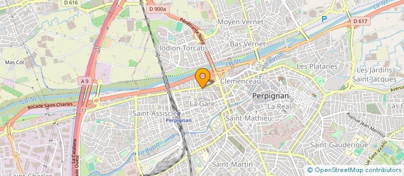 localisation de l'entreprise ASS CTRE LOISIRS JEUNES PERP ST JACQUES à PERPIGNAN