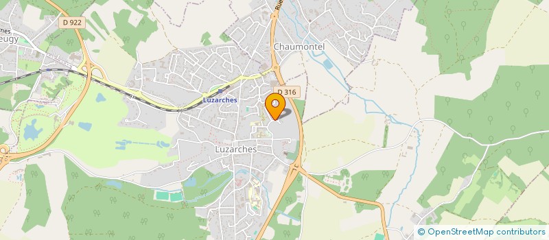 localisation de l'entreprise ASS CTRE REHABILITAT TAMOUL SRI LANKAIS  LUZARCHES