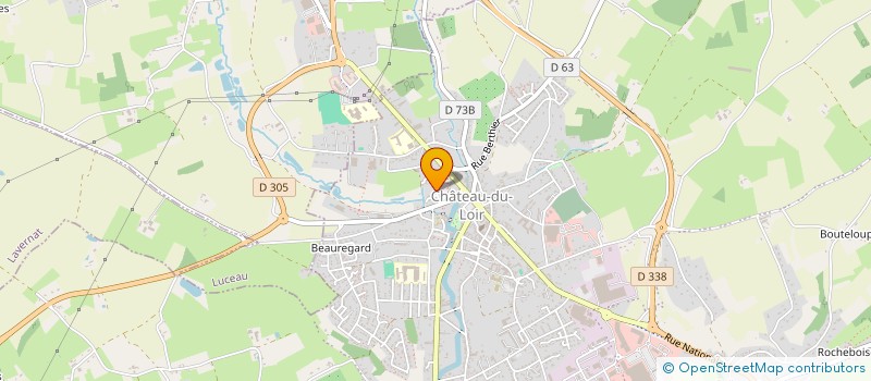 localisation de l'entreprise ASS CTRE SOCIAL INTERCOMMUNAL LOIR BERCE à MONTVAL-SUR-LOIR