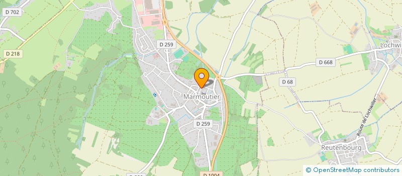 localisation de l'entreprise ASS CTRE SOINS INFIRMIER THAL-MARMOUTIER  THAL-MARMOUTIER