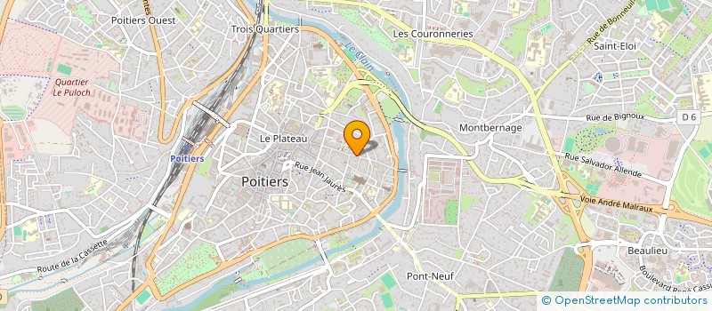 localisation de l'entreprise ASS CULT ACTION DEVELOP INTER ECHANGE à POITIERS