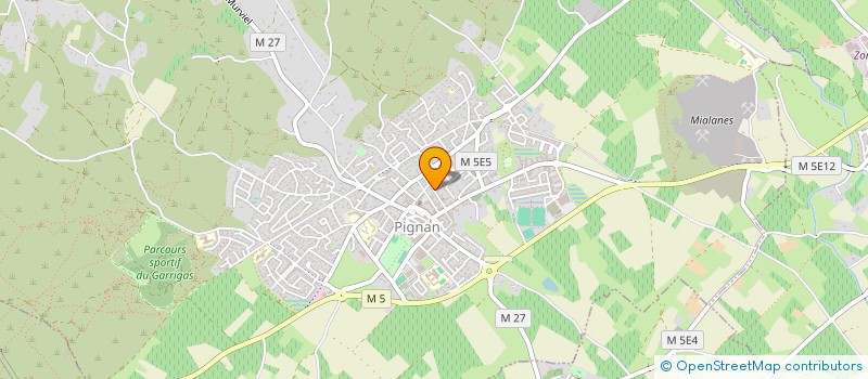 localisation de l'entreprise ASS CULT EGLISE REFOR PIGNAN COURNONTERR à PIGNAN