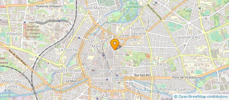 localisation de l'entreprise ASS CULT ETUDIANTS DROIT ECO RENNES  RENNES