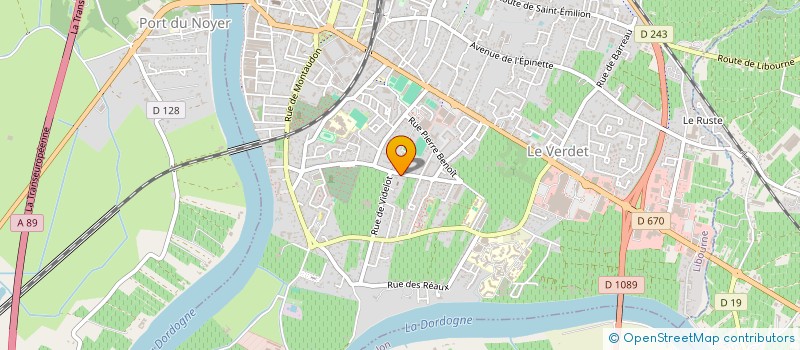 localisation de l'entreprise ASS CULTE DES TEMOINS DE JEHOVAS DE LIBOURNE  LIBOURNE